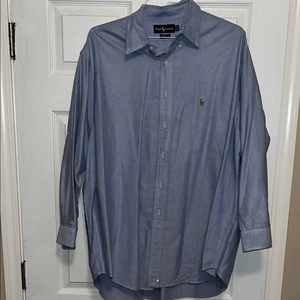 Ralph Lauren Blue Casual Button Down Shirt
